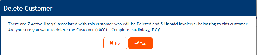 Customer Summary - VELA Admin Guide