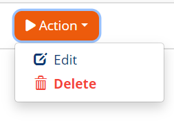 Delete Payment Method page
